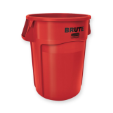 Rubbermaid BRUTE Waste Container - 44 Gallon, Red